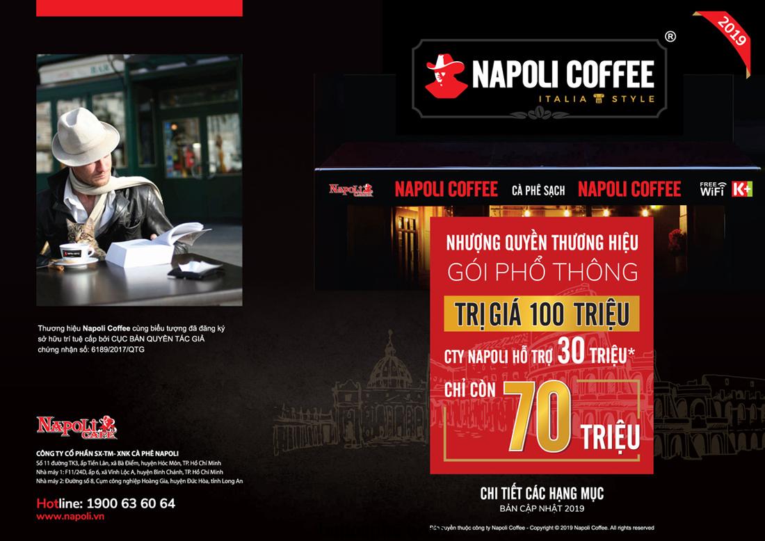 Nhượng quyền cà phê napoli bao nhiêu tiền 2024? 3